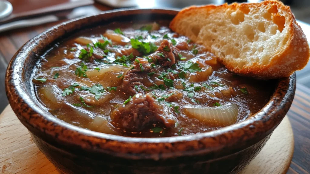 French onion beef stew