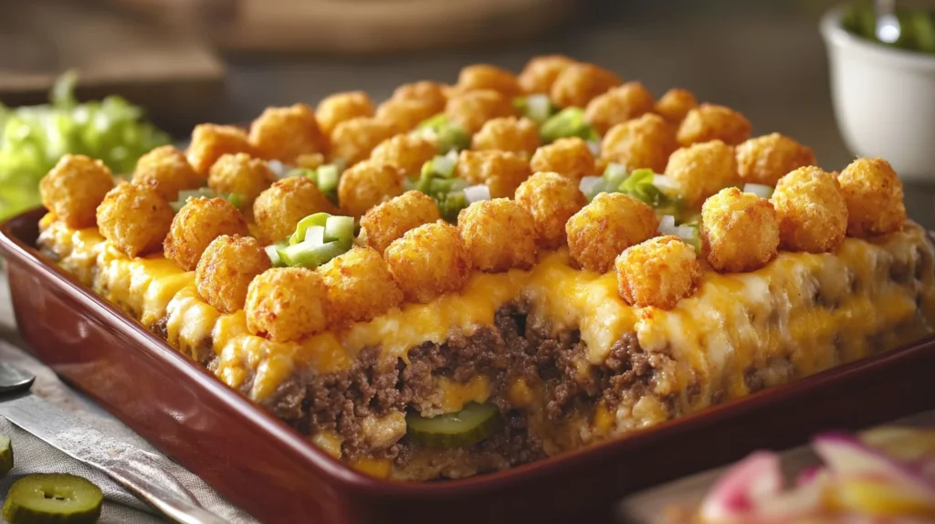 Big Mac Tater Tot Casserole Recipe