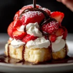 strawberry shortcake with pound cake