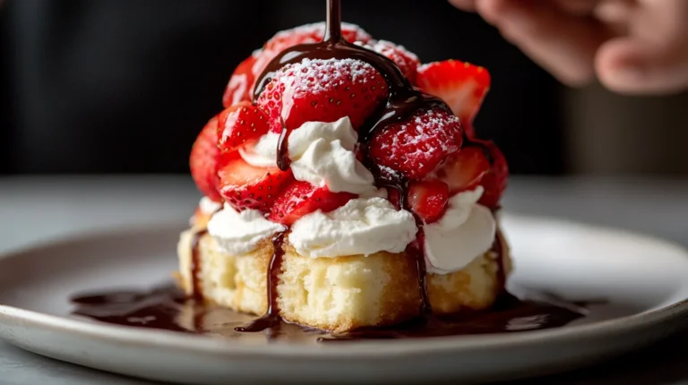 strawberry shortcake with pound cake