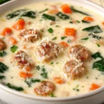 Creamy Parmesan Italian Sausage Soup