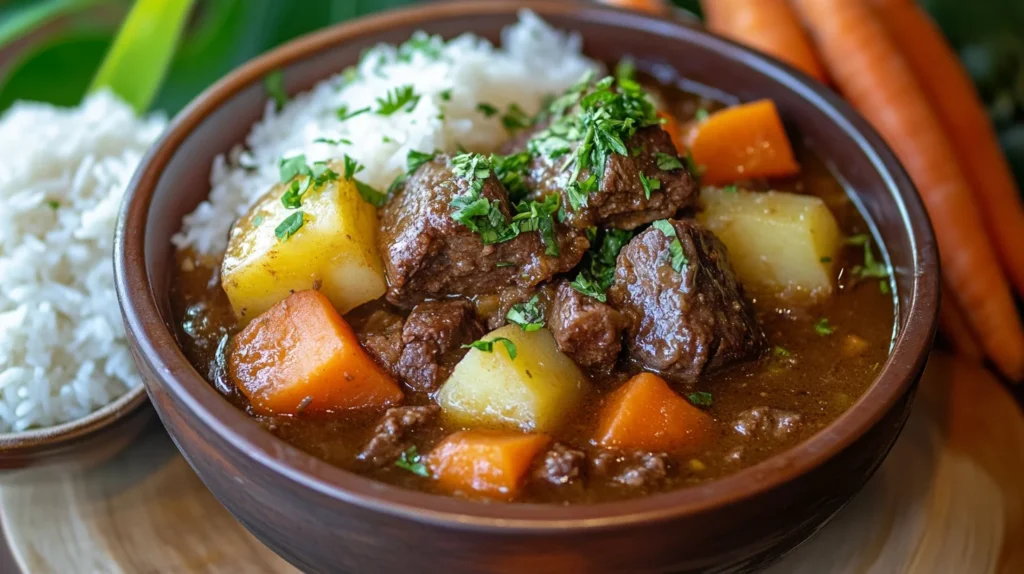 Hawaiian beef stew