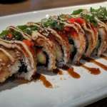 chicken tempura sushi roll