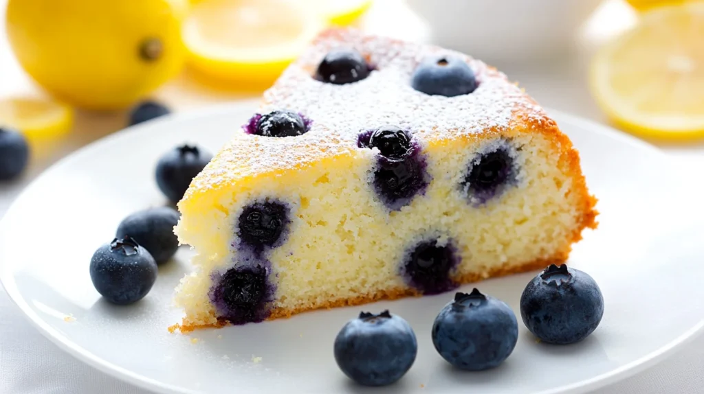 blueberry lemon ricotta cake