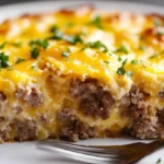 Sausage and cream cheese breakfast casserole