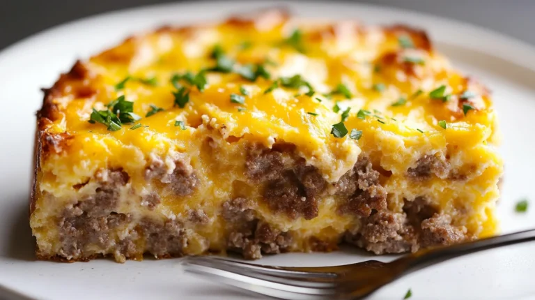 Sausage and cream cheese breakfast casserole