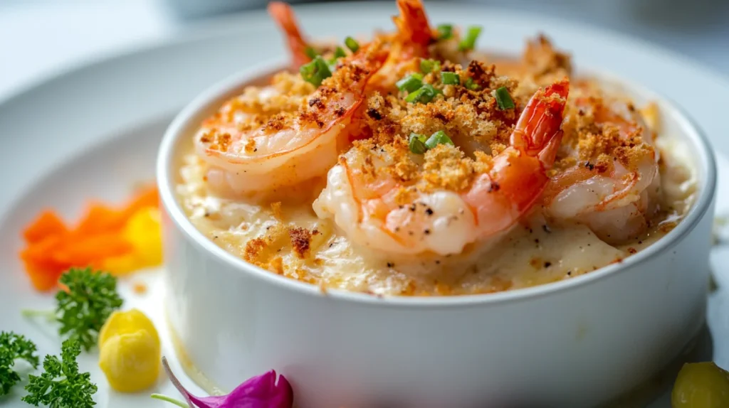 easy shrimp casserole recipe with Ritz crackers