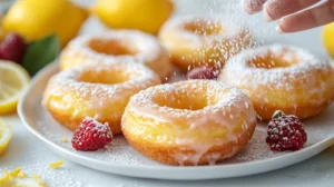 lemon pound cake donuts