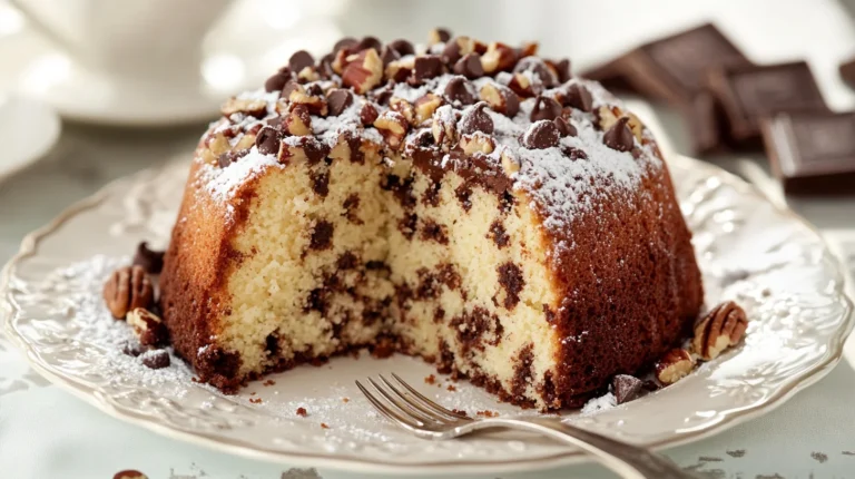 German Chocolate Pecan Pound Cake Recipe