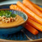 peanut butter and carrots