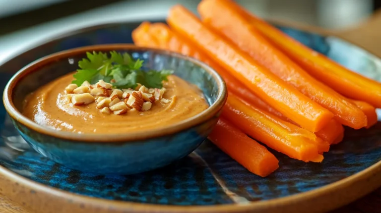 peanut butter and carrots