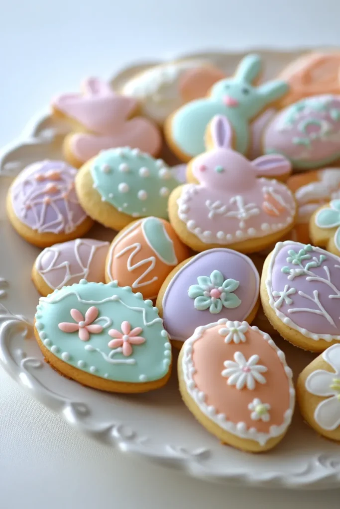 easter cookies decorated