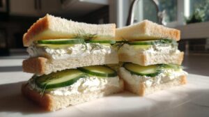 Creamy Cucumber Tea Sandwiches