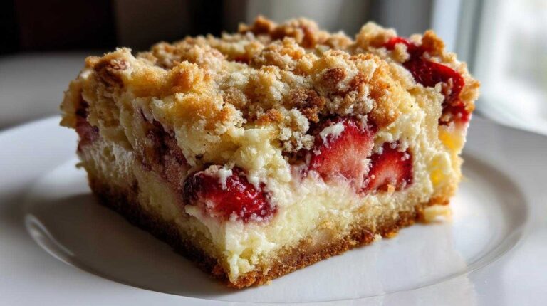 Strawberry Cheesecake Dump Cake