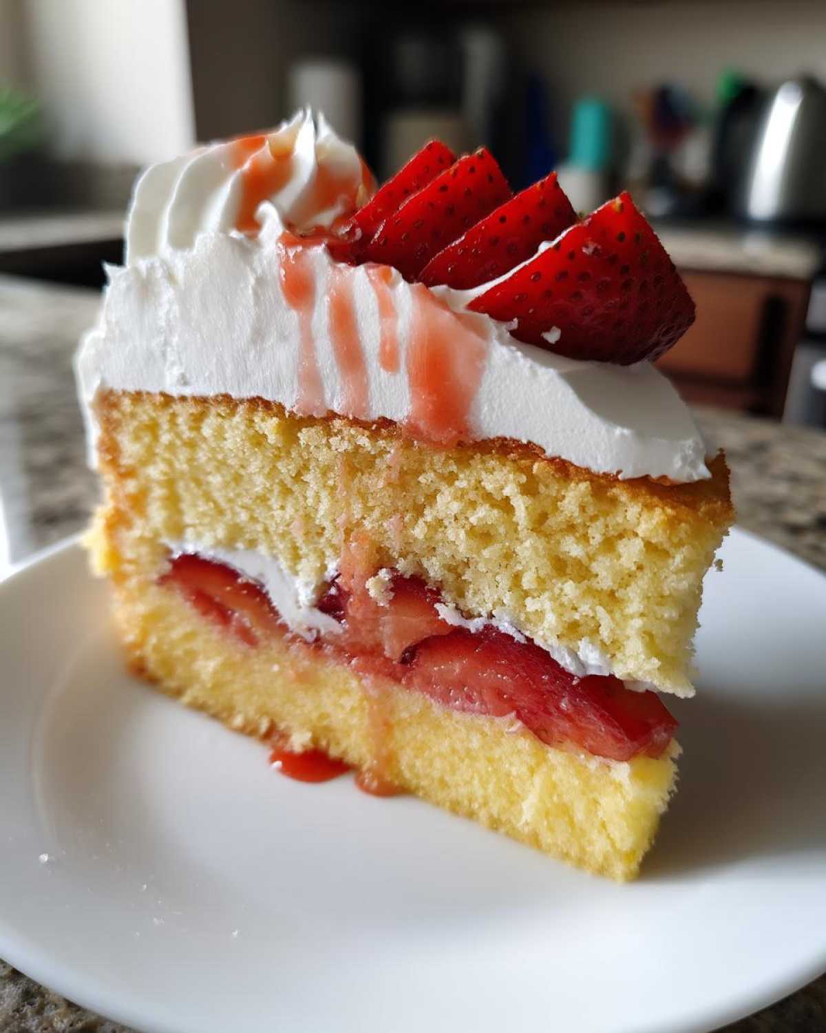 Strawberry Shortcake Poke Cake