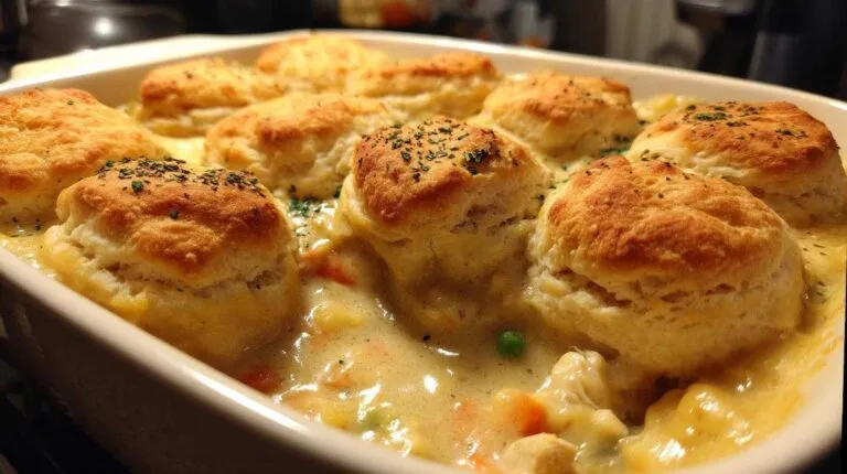 cheddar bay biscuit chicken pot pie