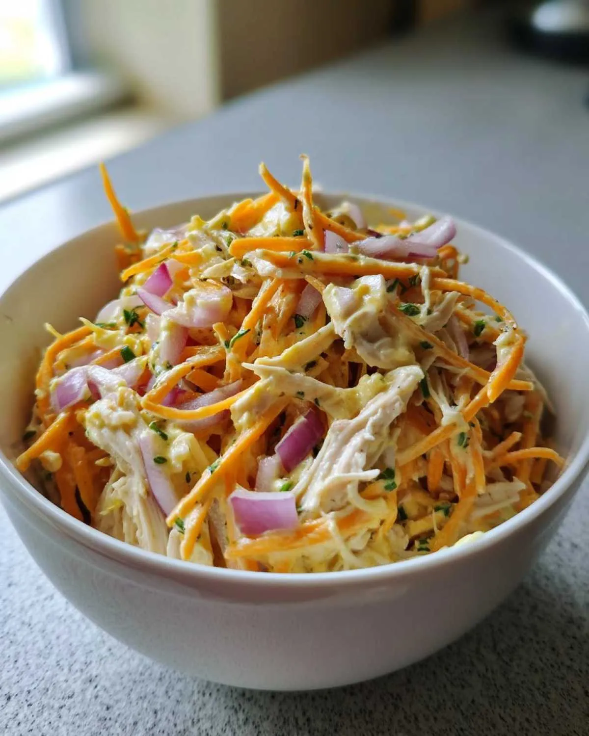 chicken carrot salad recipe