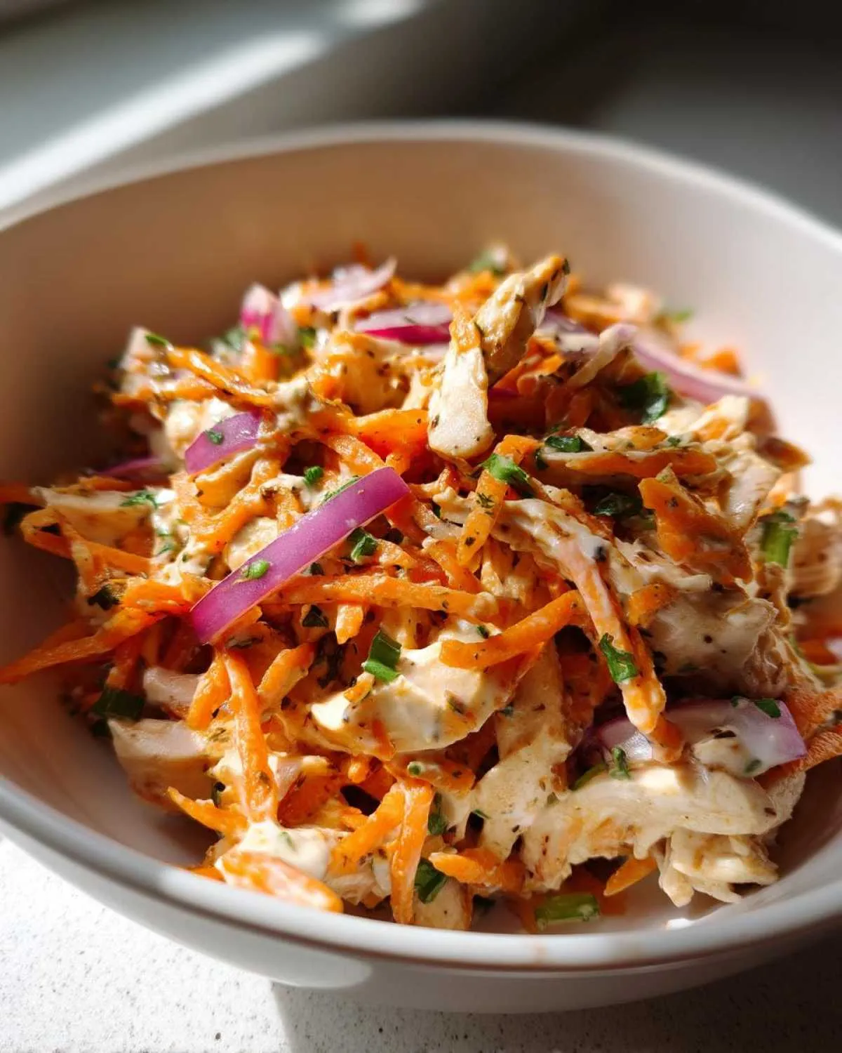 chicken carrot salad recipe