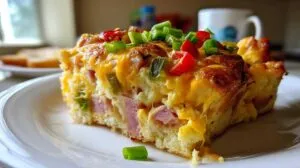 hawaiian roll breakfast casserole
