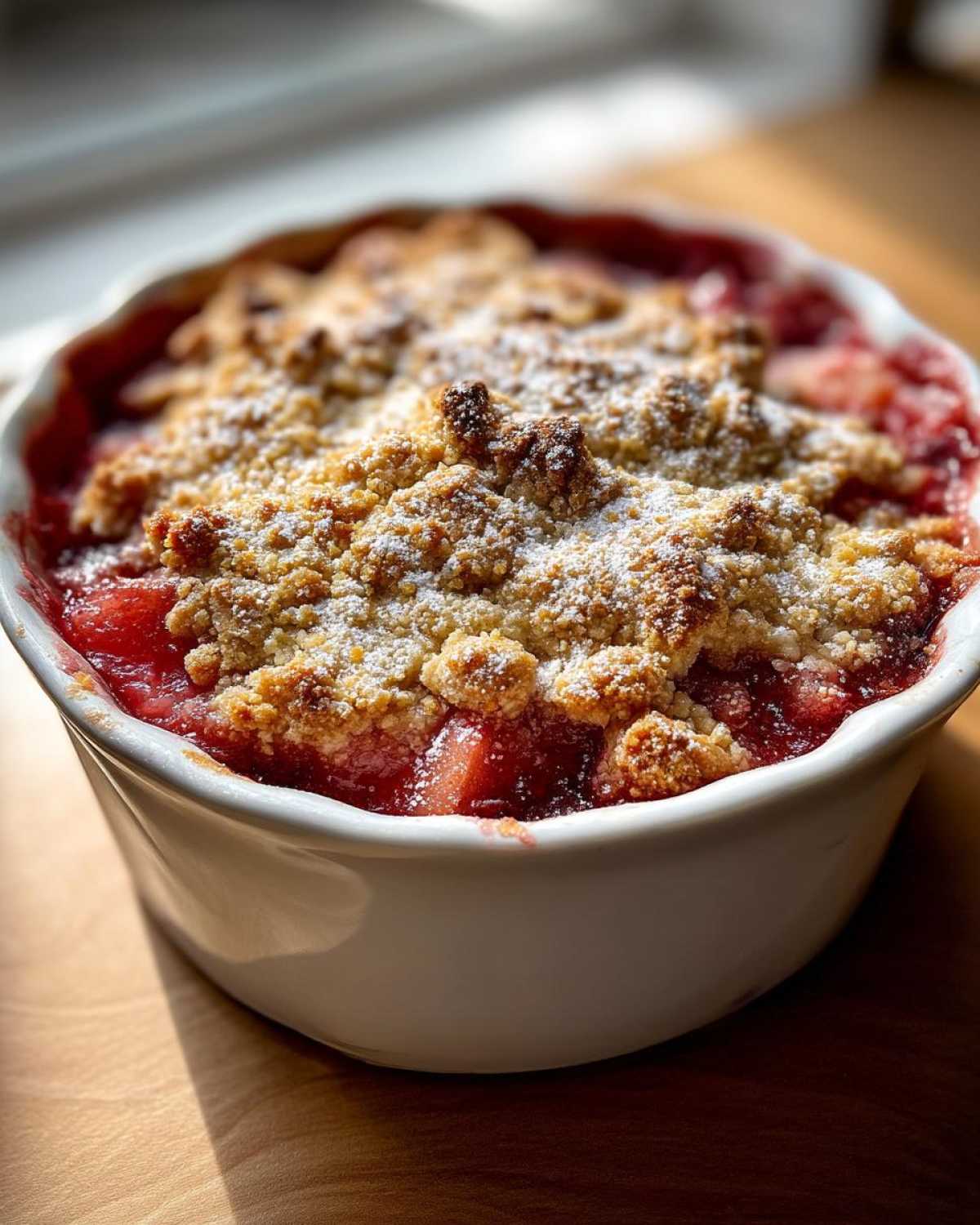 rhubarb crisp