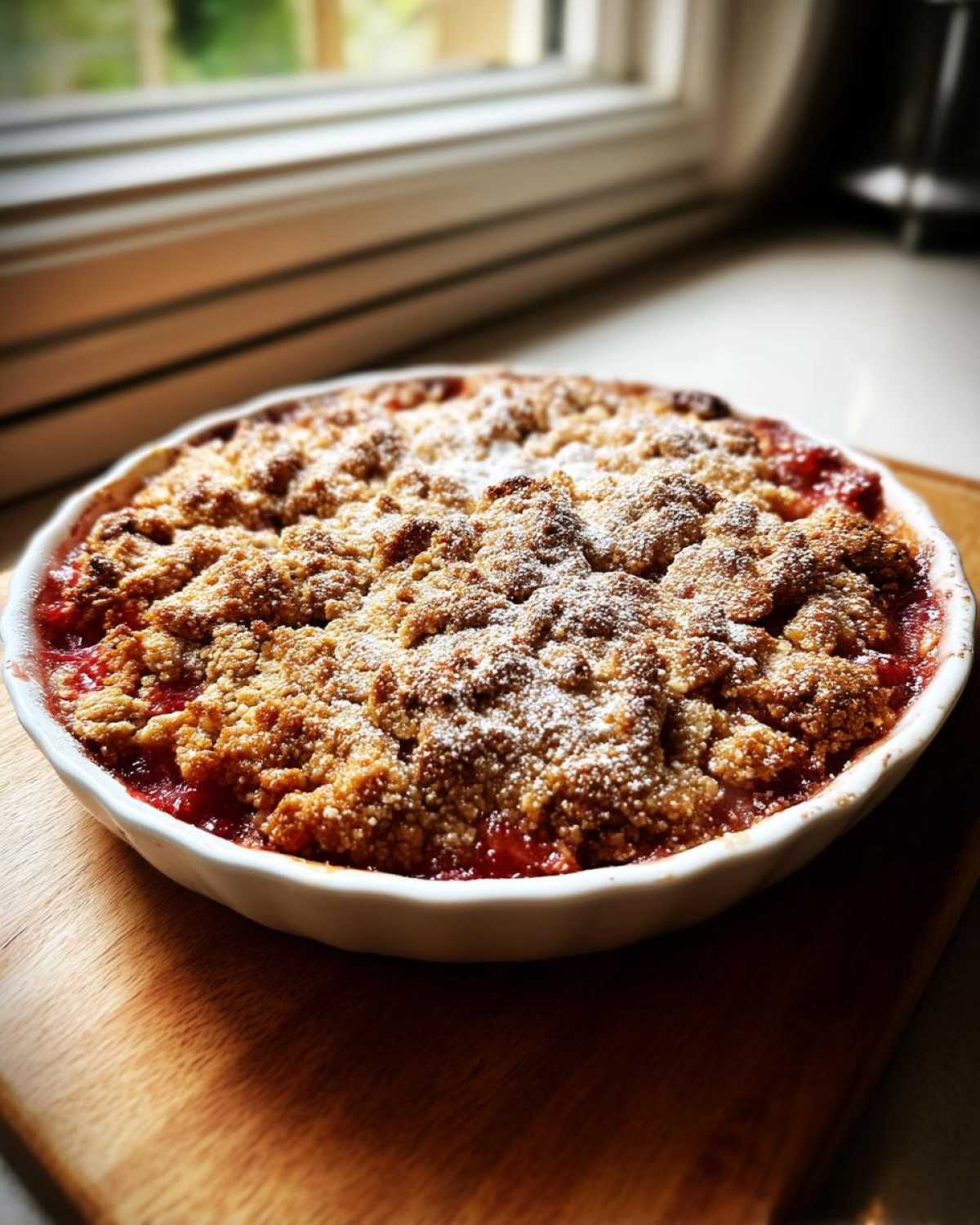 rhubarb crisp
