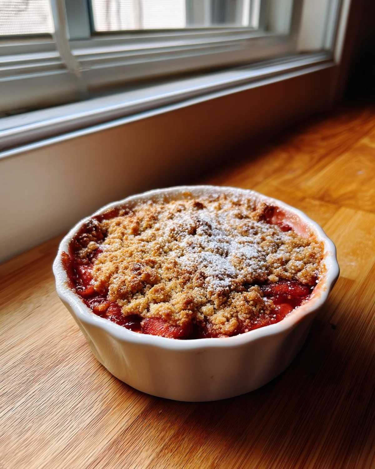 rhubarb crisp