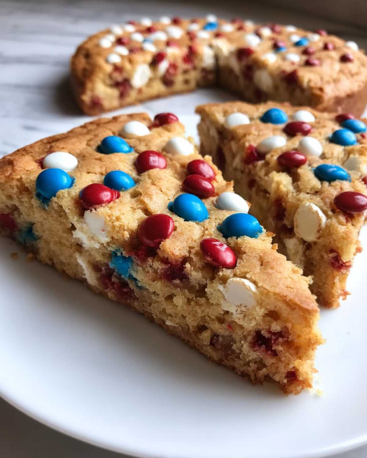 4th of july cookie cake