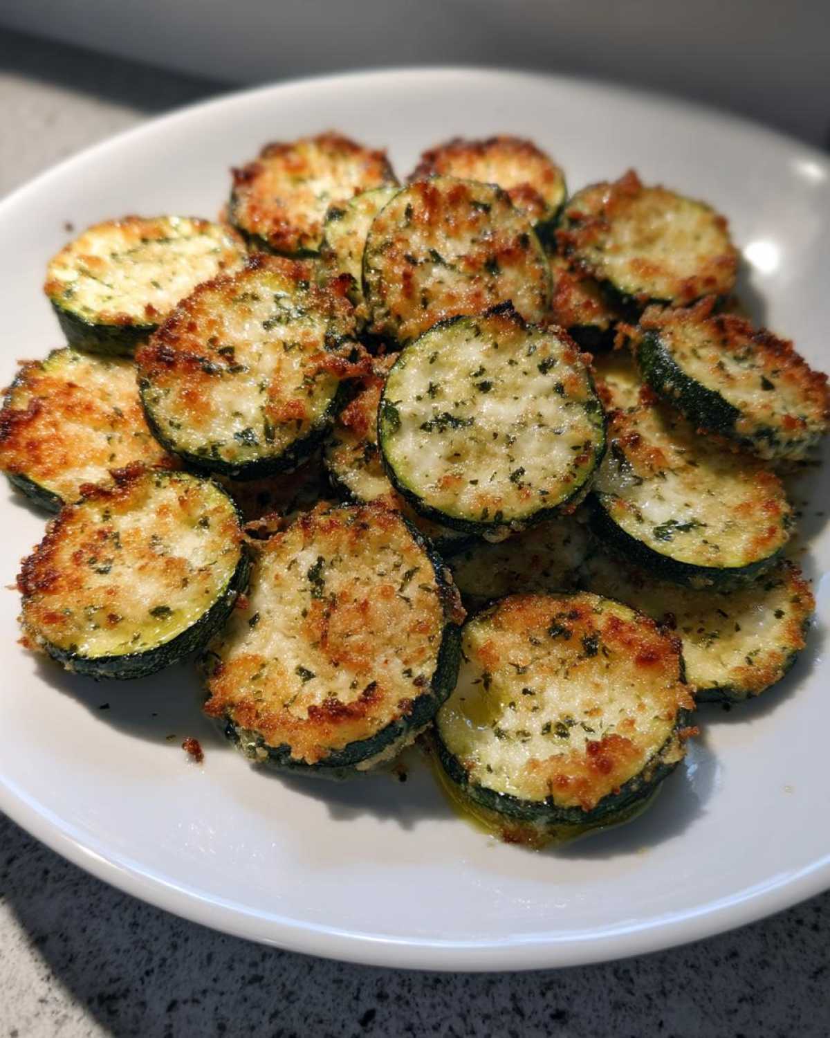 Air Fryer Zucchini with Parmesan