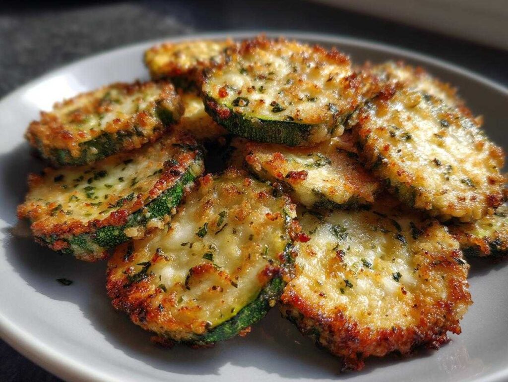 Air Fryer Zucchini with Parmesan