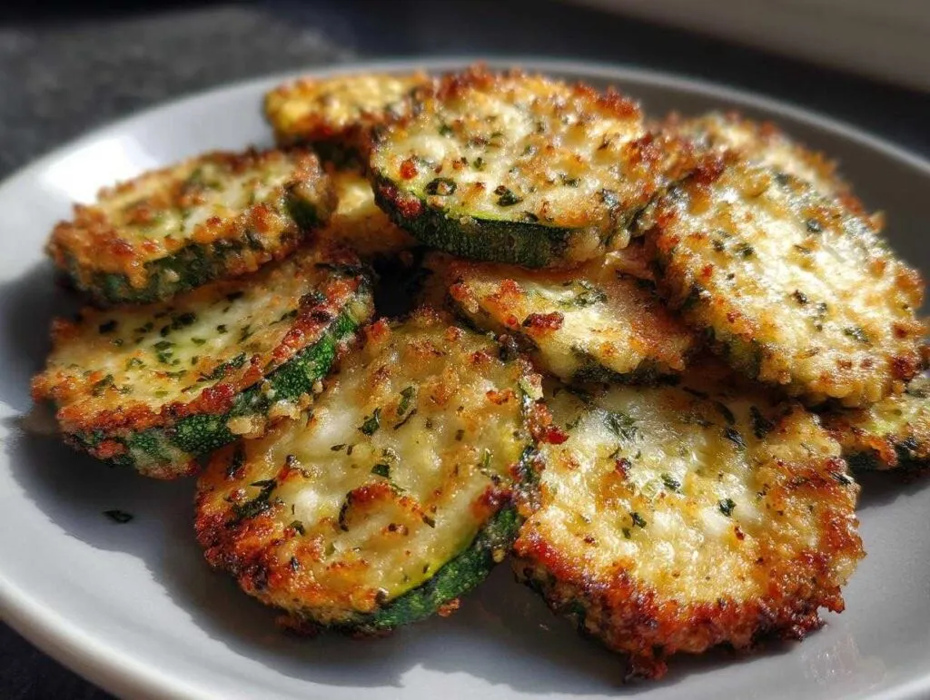 Air Fryer Zucchini with Parmesan