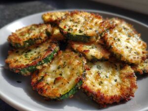 Air Fryer Zucchini with Parmesan