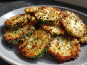 Air Fryer Zucchini with Parmesan