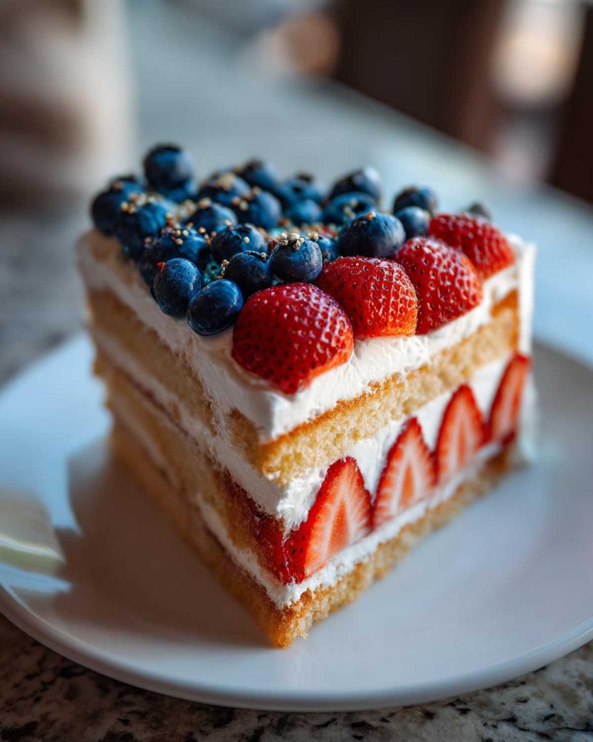 American Flag Cake