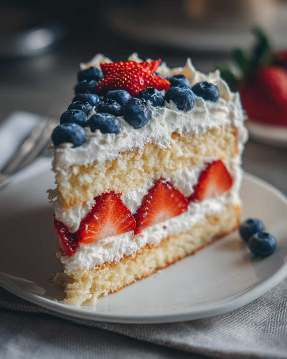 American Flag Cake