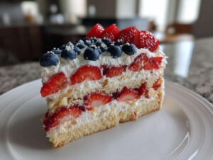 American Flag Cake