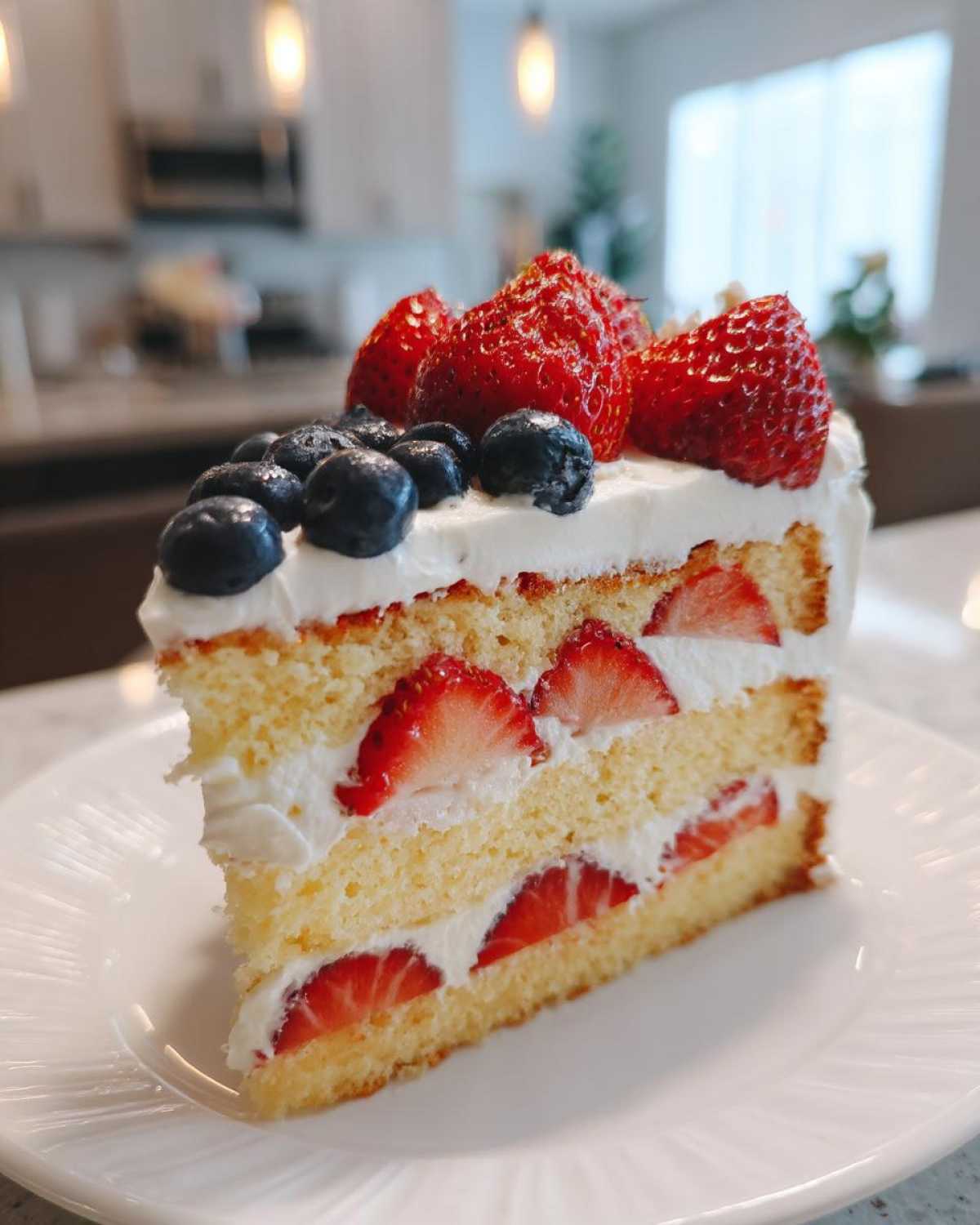 American Flag Cake