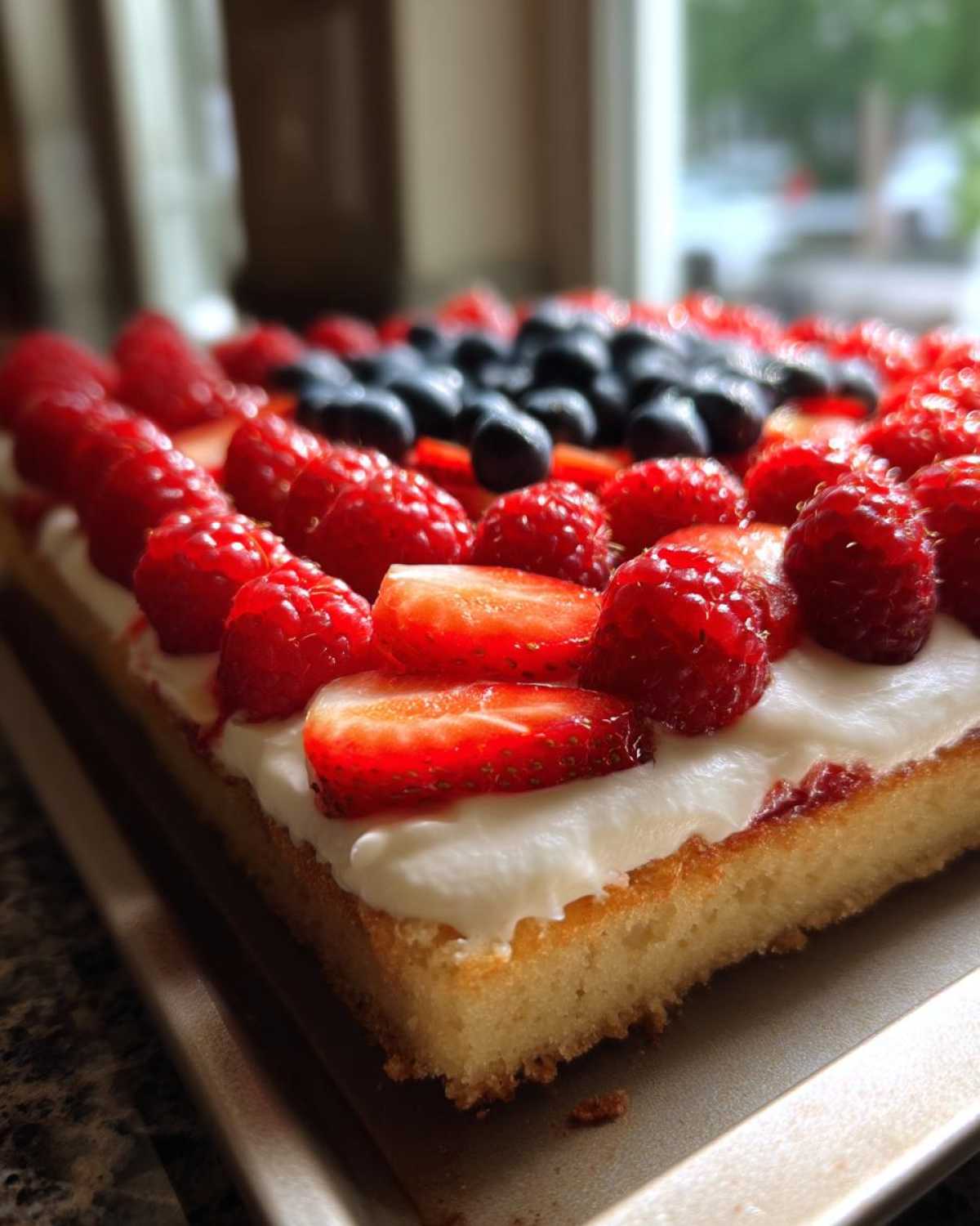American Flag Fruit Pizza