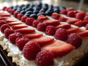 American Flag Fruit Pizza
