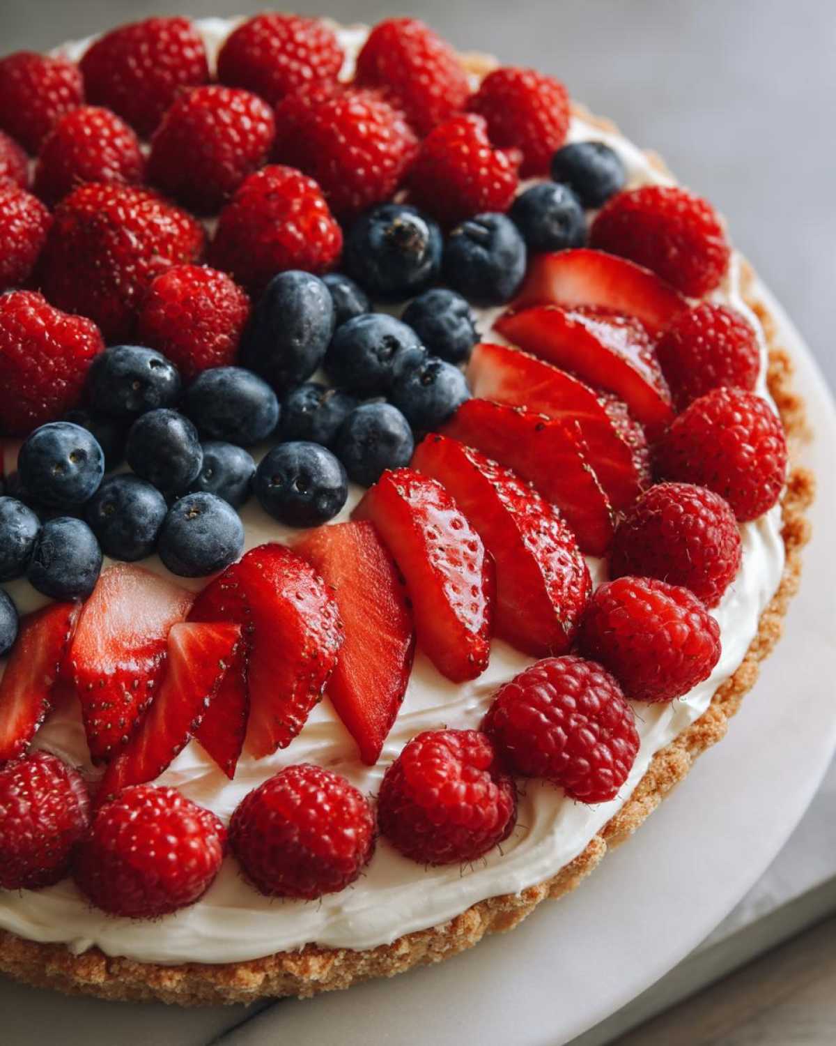 American Flag Fruit Pizza