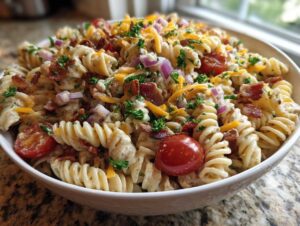 Bacon Ranch Pasta Salad