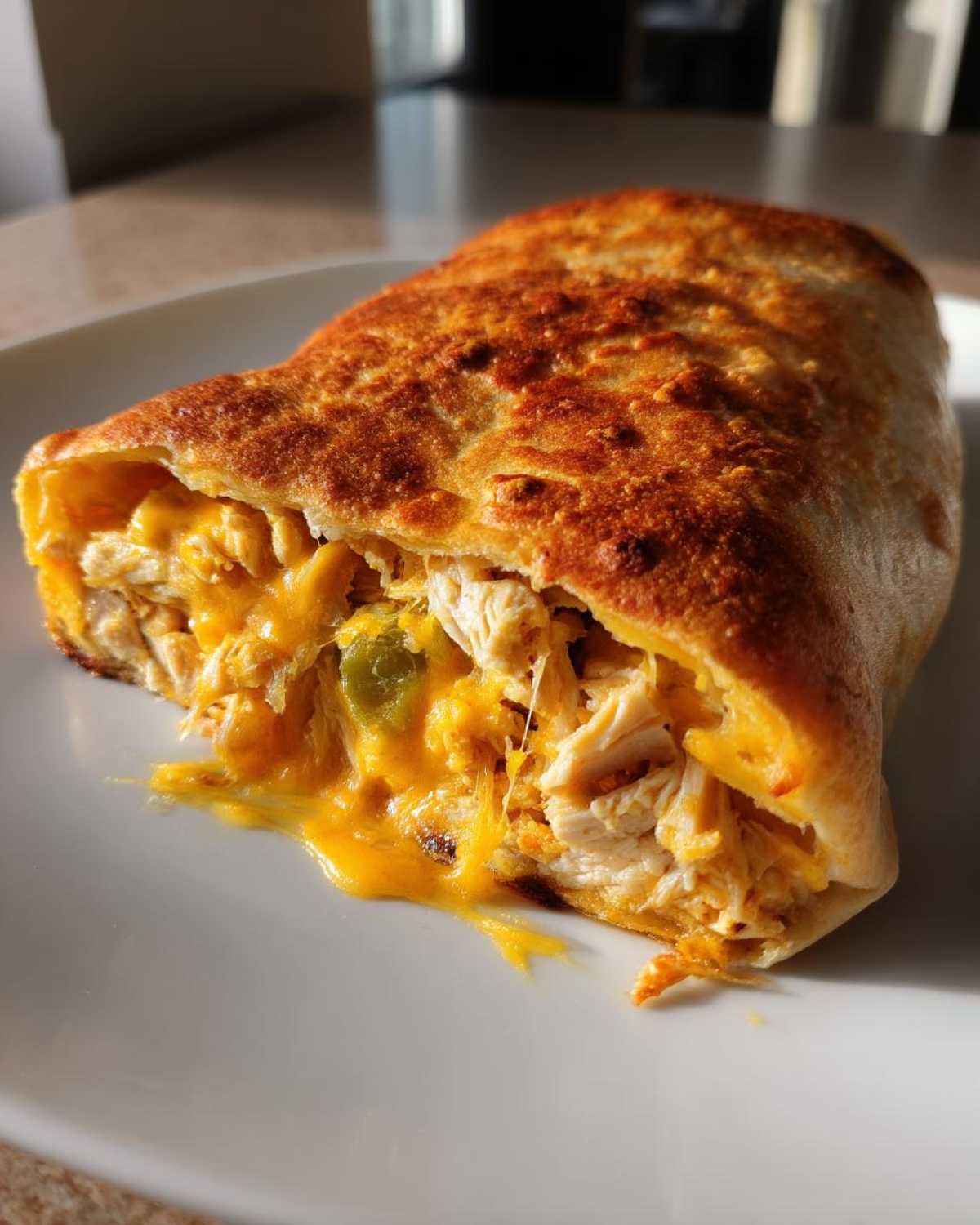 Baked Chicken Chimichangas