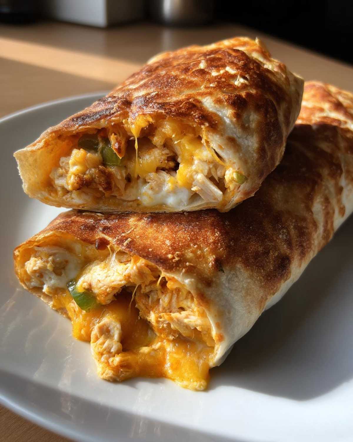Baked Chicken Chimichangas