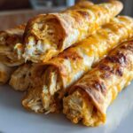 Baked Cream Cheese Chicken Taquitos