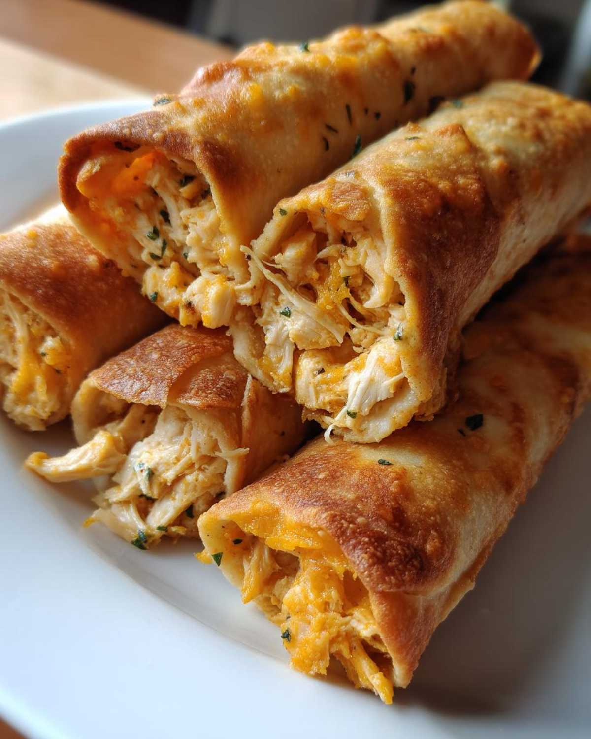 Baked Cream Cheese Chicken Taquitos