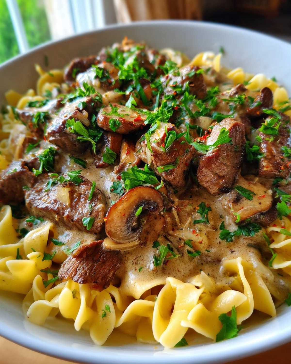 Beef Stroganoff