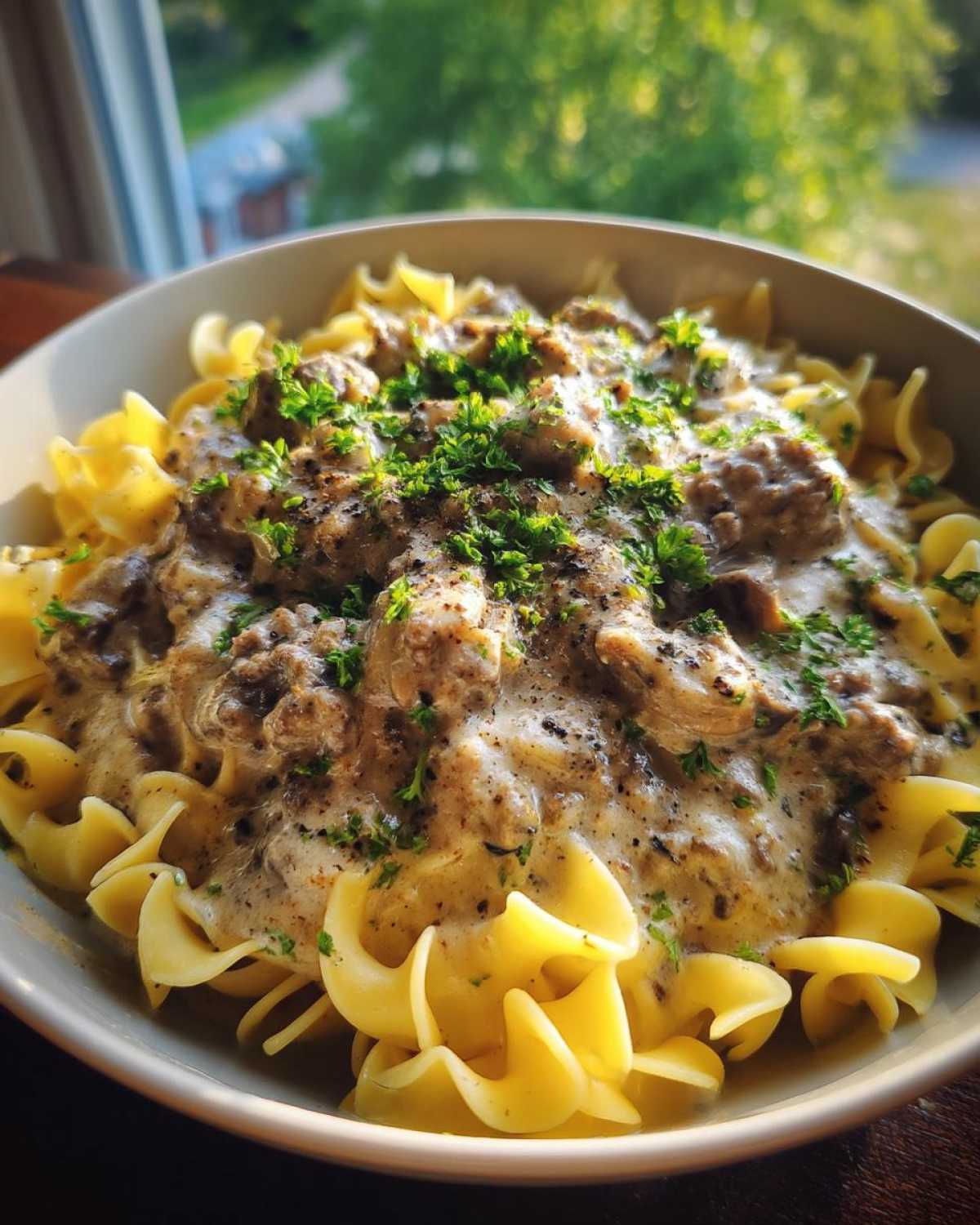 Beef stroganoff crockpot ground beef