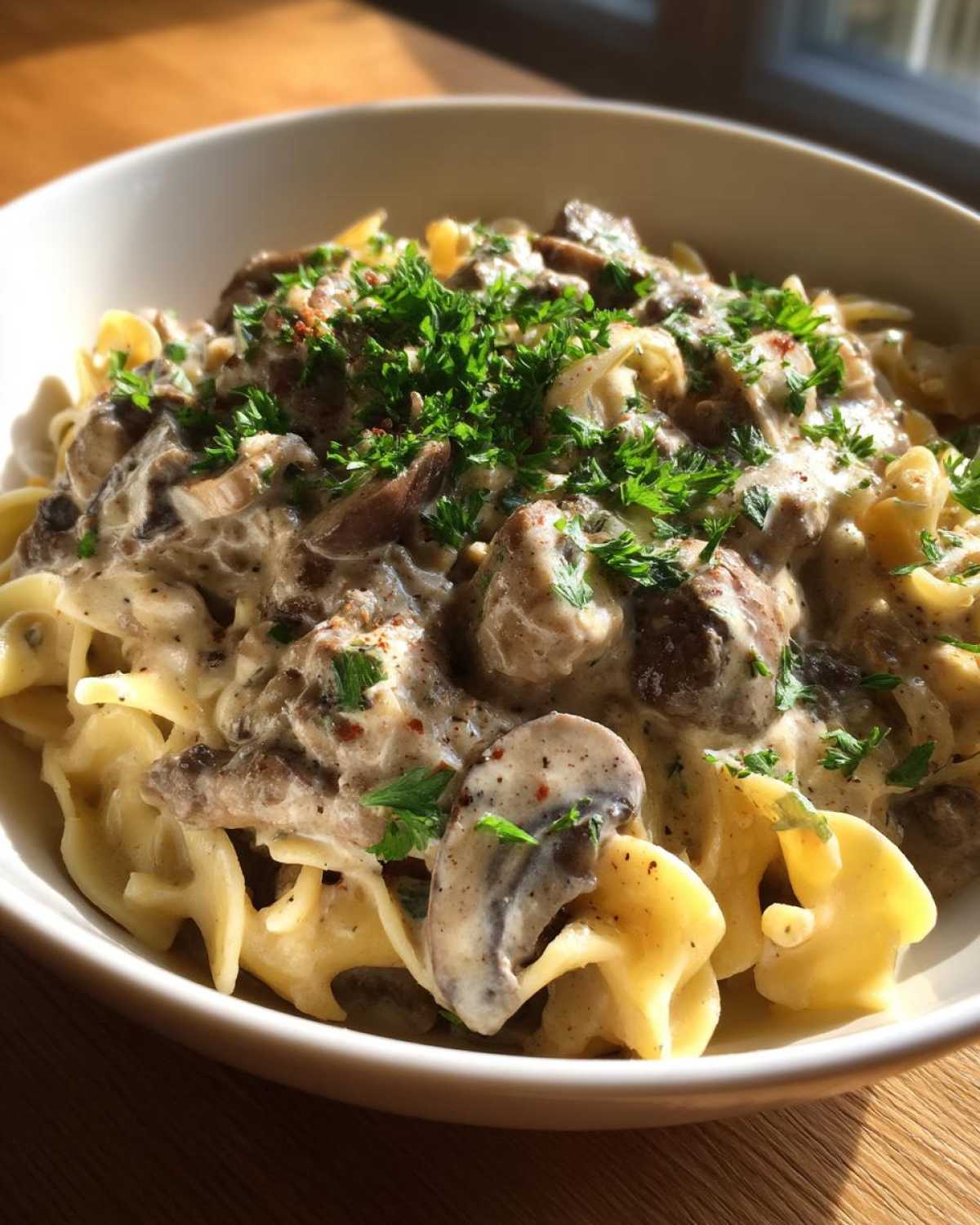 Beef stroganoff crockpot ground beef