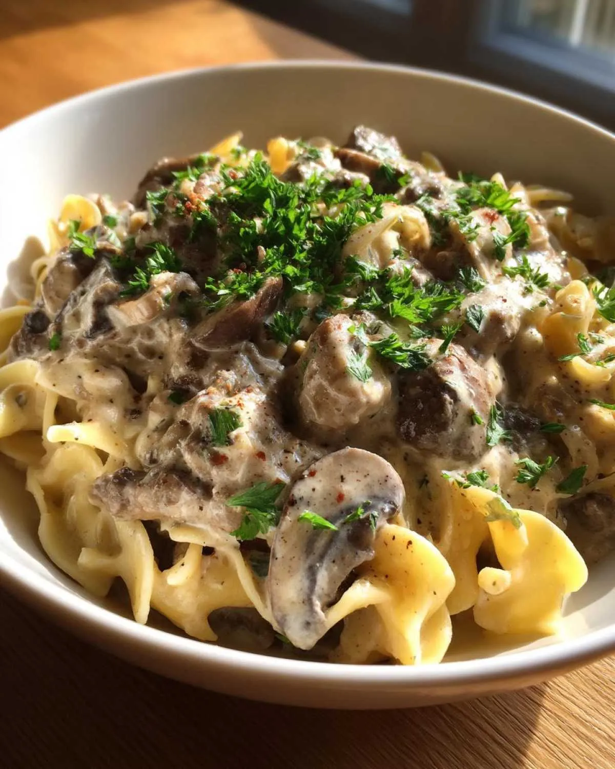Beef stroganoff crockpot ground beef