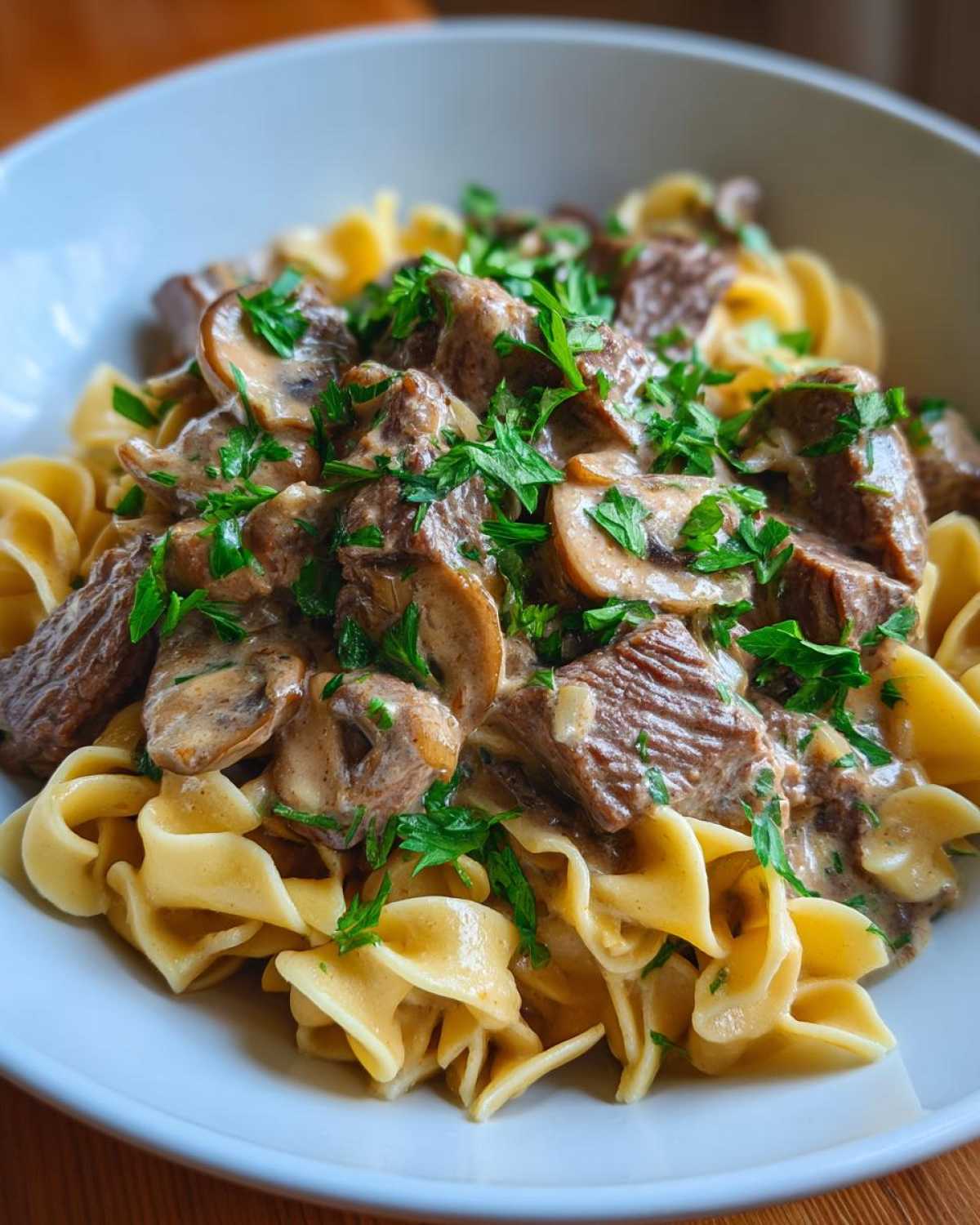 Beef stroganoff instant pot