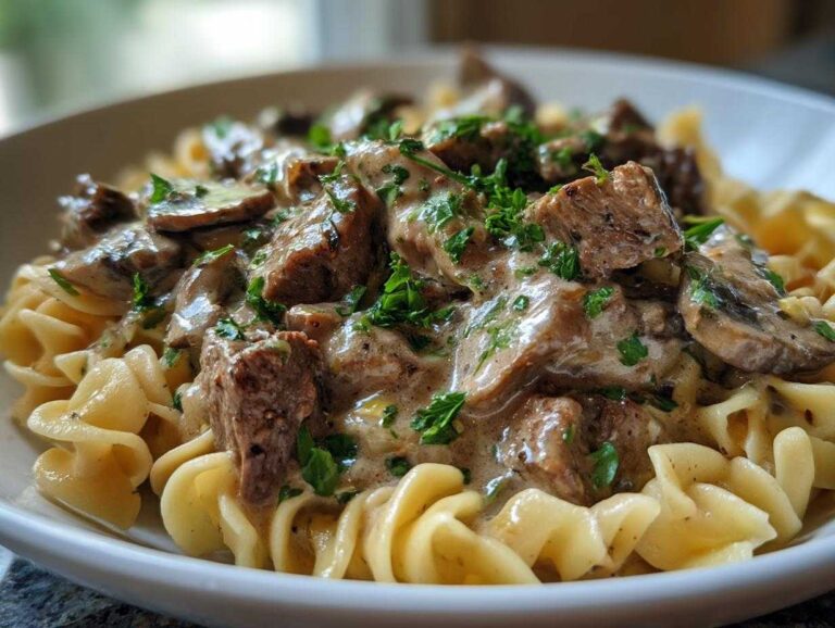 Beef stroganoff instant pot